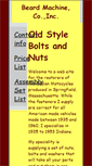 Mobile Screenshot of oldstylebolts.com